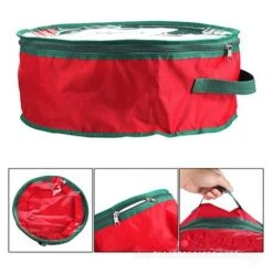Christmas Wreath Storage Container Clear Bag 76 X 20 CM -Christmas Lights Store 286413 2459083 F