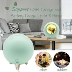 Room Decor For Women, Vency Cat Night Light For Bedroom Cute Cat House Valentine Christmas Birthday Gifts (Green) -Christmas Lights Store 287377 2469877 HD