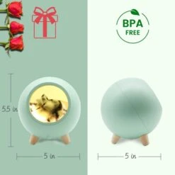 Room Decor For Women, Vency Cat Night Light For Bedroom Cute Cat House Valentine Christmas Birthday Gifts (Green) -Christmas Lights Store 287377 2469879 HD