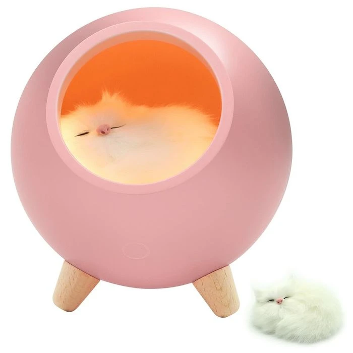 Room Decor For Women, Vency Cat Night Light For Bedroom Cute Cat House Valentine Christmas Birthday Gifts (Pink) 1 Room Decor For Women, Vency Cat Night Light For Bedroom Cute Cat House Valentine Christmas Birthday Gifts (Pink)